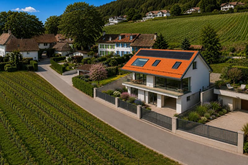 Villa d'Exception neuve : 360 m² de Lumière et de Prestige face au Léman (1)