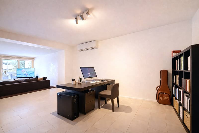 Duplex contemporain avec jardin privatif et vue sur les Alpes à Pully Sud (3)