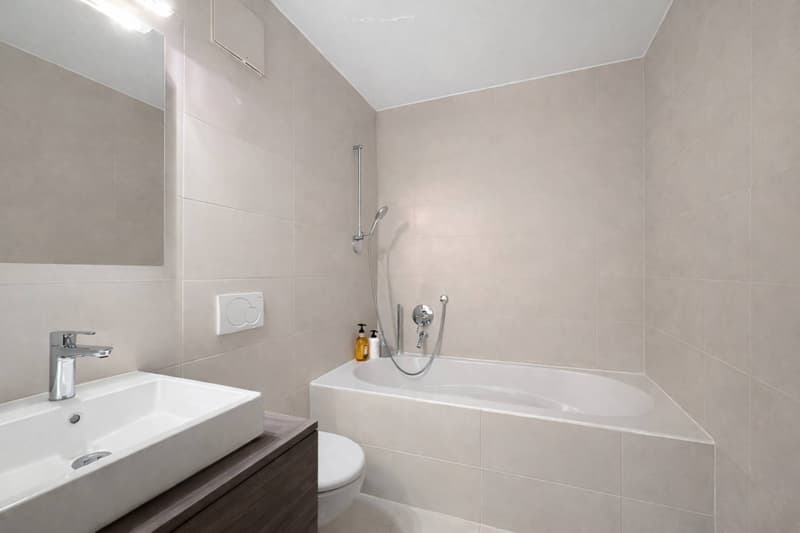Duplex contemporain avec jardin privatif et vue sur les Alpes à Pully Sud (8)