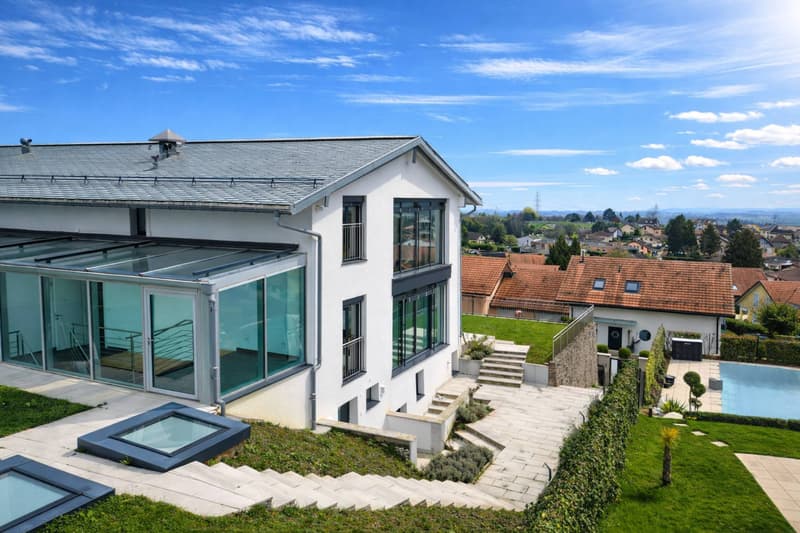 Villa contemporaine d'exception aux portes de Lausanne (2)