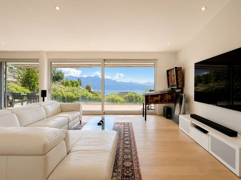 Appartement contemporain au cur du Lavaux, avec panorama sur le Léman (2)
