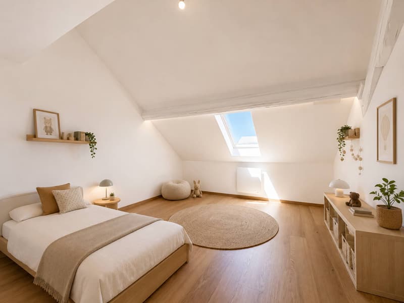 Au centre du village, attique de 153 m2 avec du cachet (11)