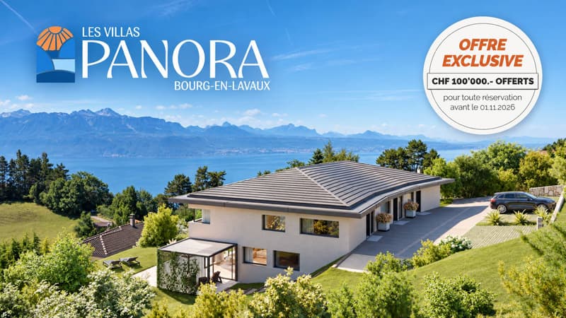 Trois villas de standing sur plans avec vue sur le lac Villa B (1)