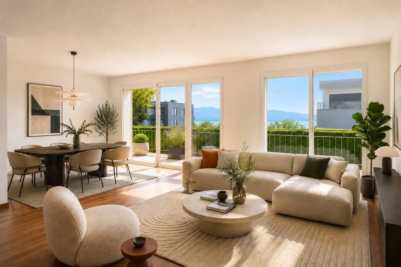 Appartement familial de 5.5 pièces avec vue sur le lac (1)