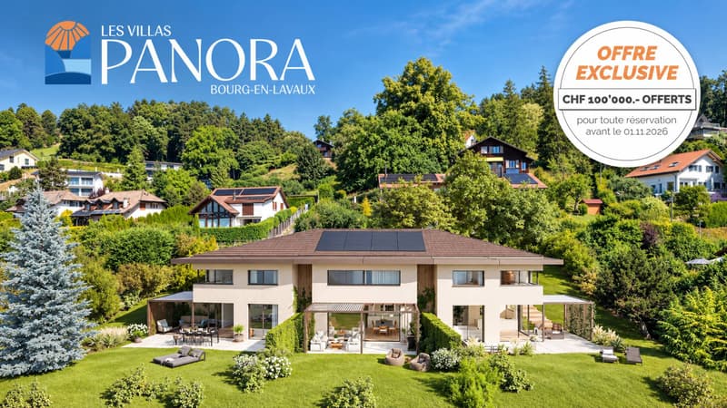 Trois villas de standing sur plans avec vue sur le lac Villa A (1)