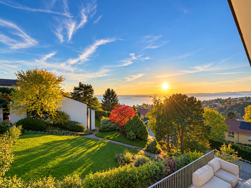 Duplex de 4.5 pièces avec jardin privatif et vue sur le lac (13)
