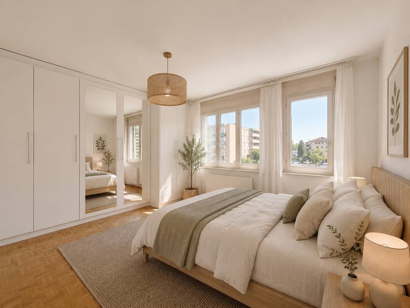Élégant appartement familial de 4.5 pièces avec cheminée et loggia (7)