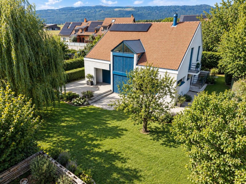 Une architecture singulière au cur d'un environnement verdoyant (12)