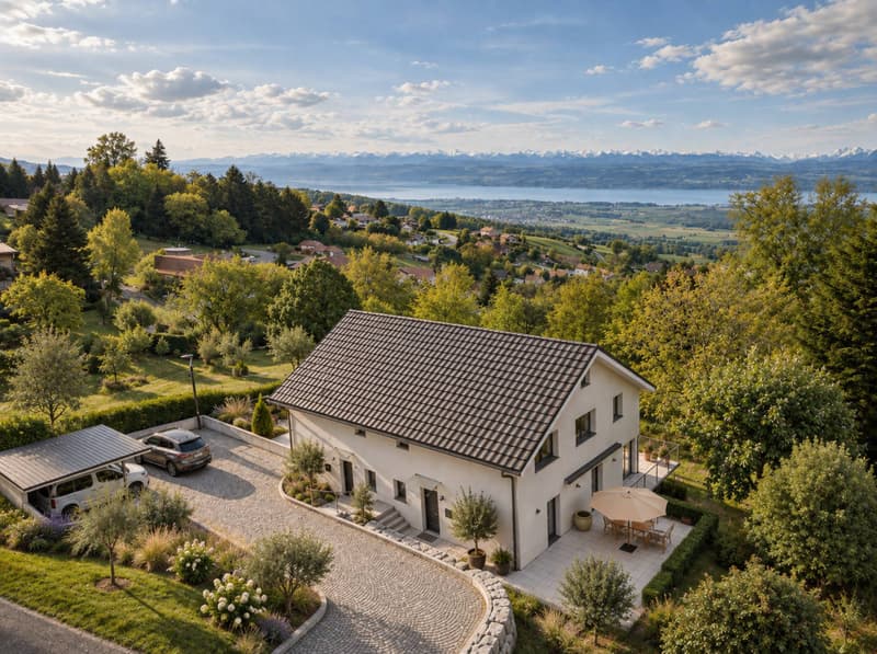 Chantier en cours : Un cadre de vie privilégié entre lac et montagnes ! (1)