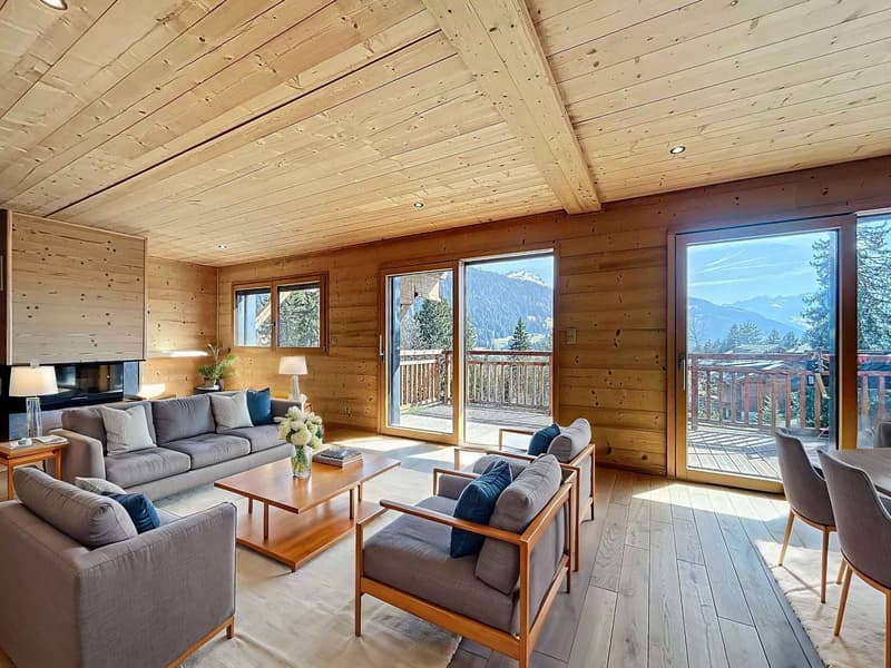 Appartement de standing face aux montagnes, à deux pas des pistes (2)