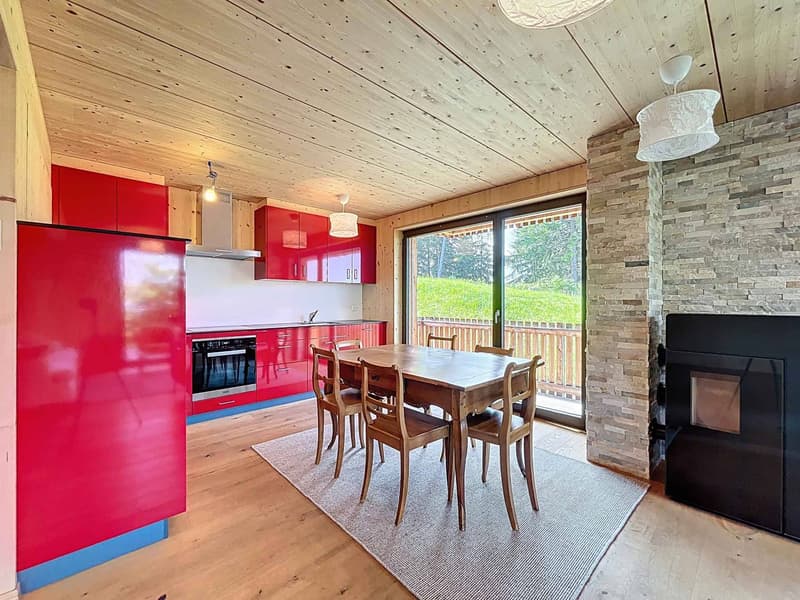 Chalet contemporain avec vue dégagée sur les montagnes (3)