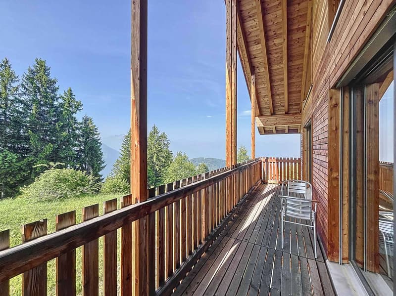 Chalet contemporain avec vue dégagée sur les montagnes (6)