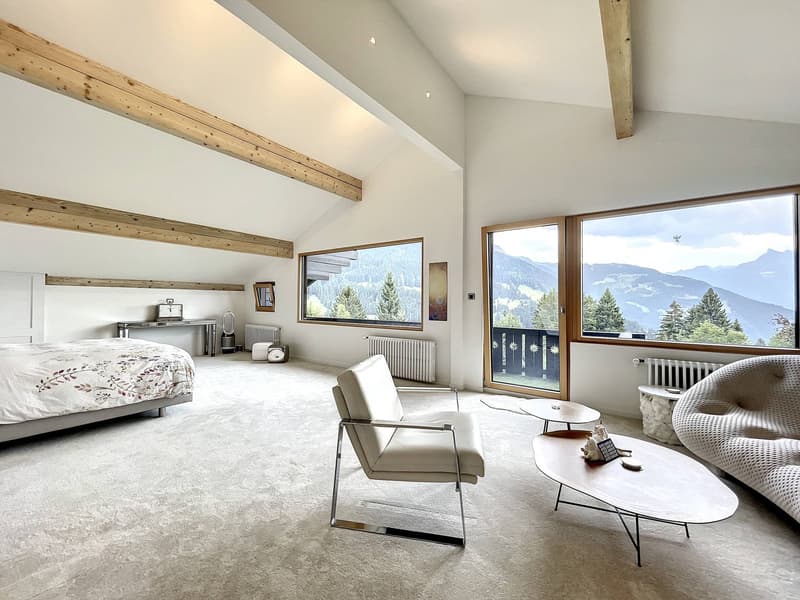 Somptueux chalet avec piscine et vue imprenable sur les Dents-du-Midi (6)