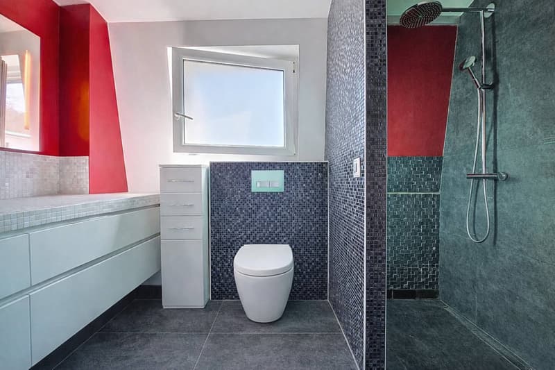 Appartement en attique lumineux avec vue imprenable sur le Lac (9)