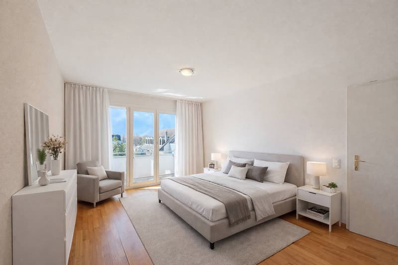En exclusivité ! Attique de 4.5 pièces avec vaste terrasse et vue imprenable sur le lac (9)
