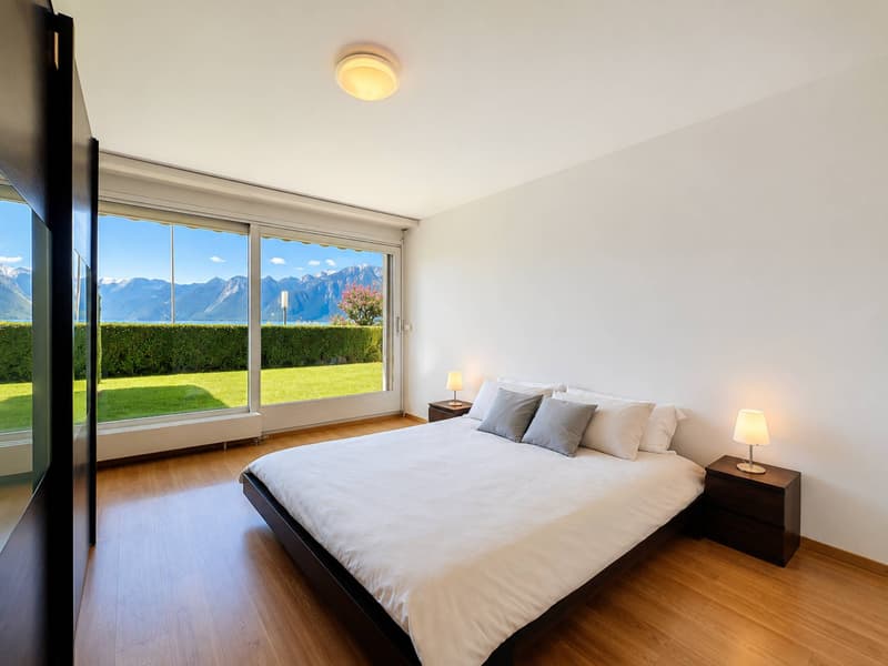 Appartement de 3.5 pièces avec terrasse, jardin et vue lac (5)