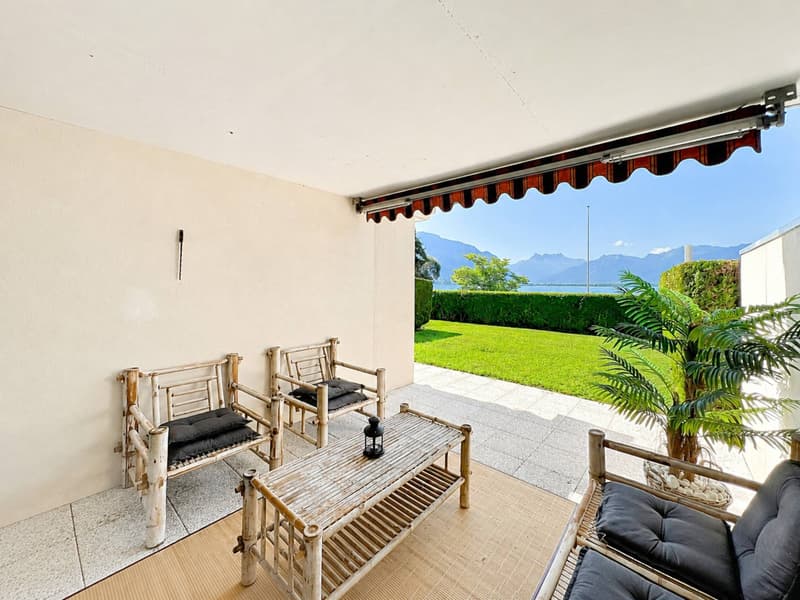 Appartement de 3.5 pièces avec terrasse, jardin et vue lac (3)