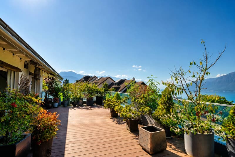 Magnifique attique en duplex avec vue imprenable sur le lac (6)