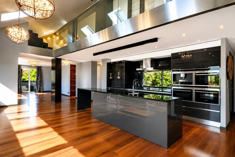 Magnifique attique en duplex avec vue imprenable sur le lac (4)