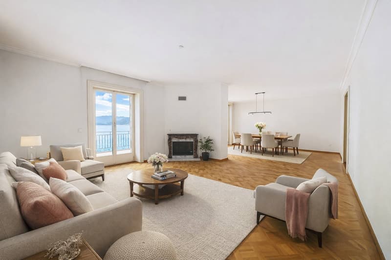 Magnifique appartement de 5.5 pièces, pieds dans l'eau ! Résidence prestigieuse ! (4)