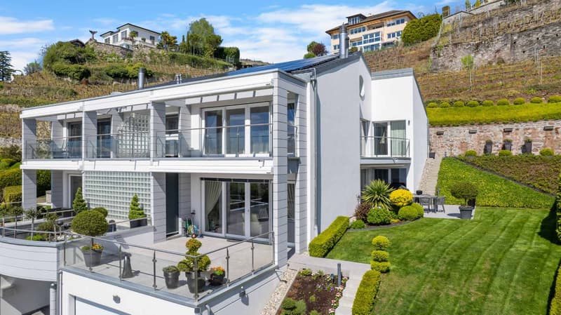 Élégante propriété contemporaine avec vue panoramique sur le Léman (2)