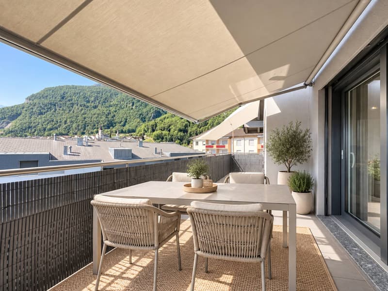 Au dernier étage, magnifique appartement de 4,5 pièces avec vue sur les montagnes (5)