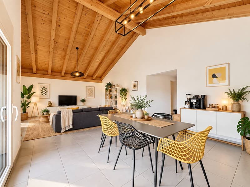 Au dernier étage, magnifique appartement de 4,5 pièces avec vue sur les montagnes (3)
