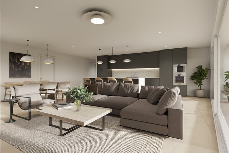 Nouveau : Appartement neuf de 4,5 pièces situé au 1er étage (1)