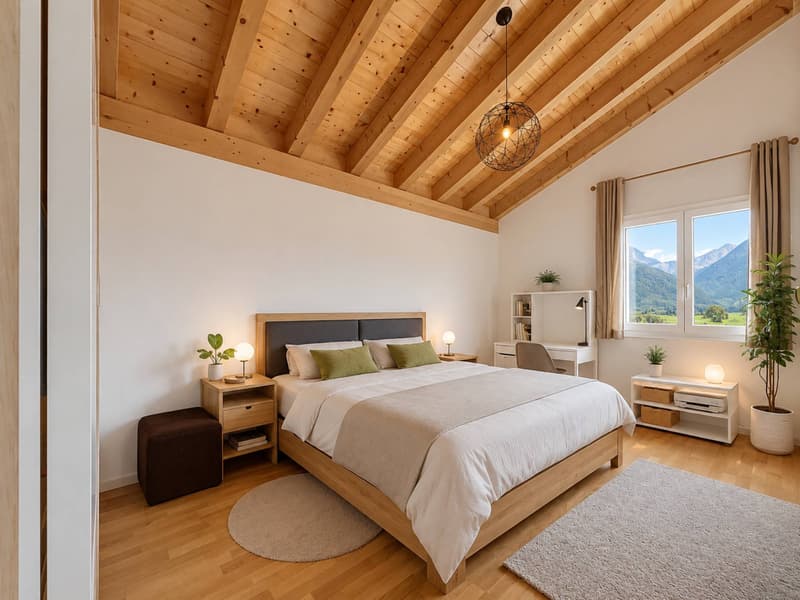 Au dernier étage, magnifique appartement de 4,5 pièces avec vue sur les montagnes (6)