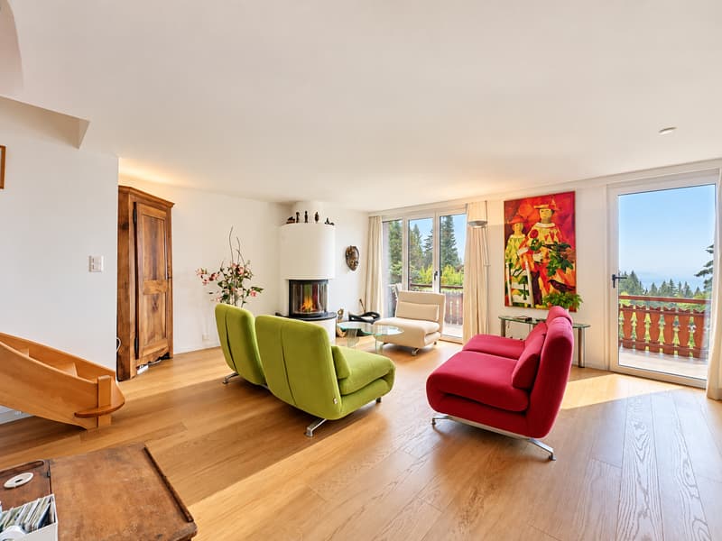 Villars-sur-Ollon | Appartement en duplex avec vue panoramique et accès direct aux pistes (2)