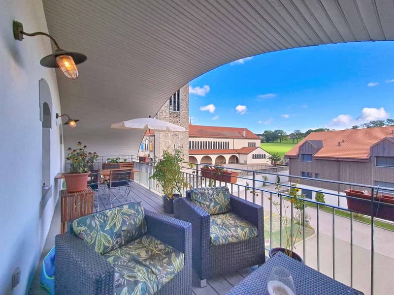 Triplex de 5.5 pièces en attique proche de Romont (2)
