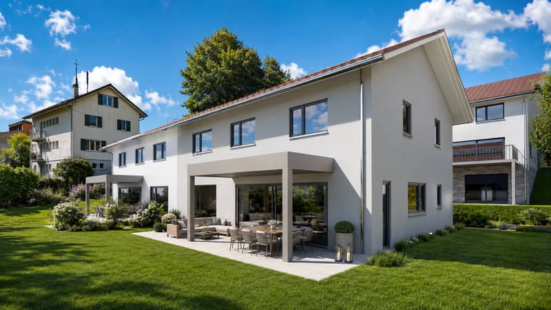 Portes ouvertes 10.10.26 !  Superbe villa neuve de 6.5 pièces avec jardin et terrasse (2)