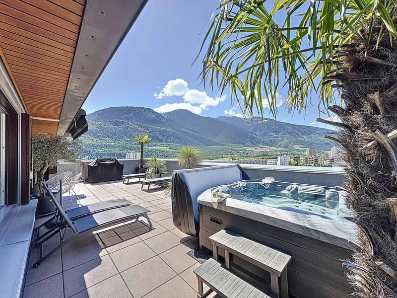 Attique duplex avec terrasse panoramique-Résidence secondaire (3)