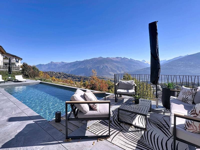 Villa avec piscine -vue panoramique (13)