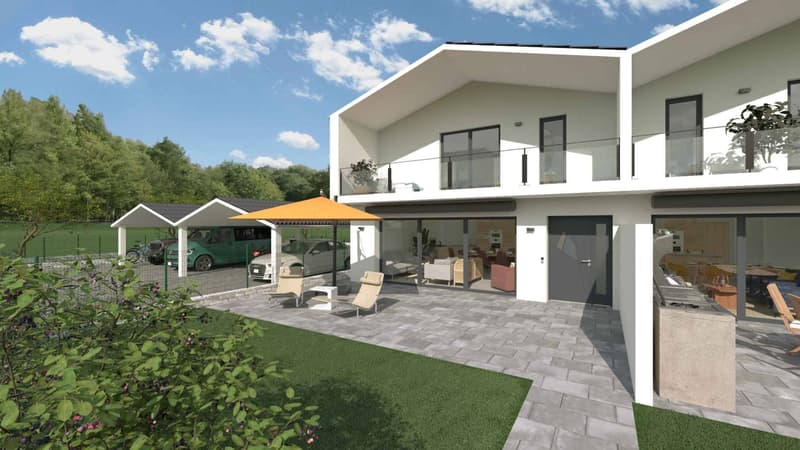 Villa contiguë neuve à La Balmaz  Lot C (6)