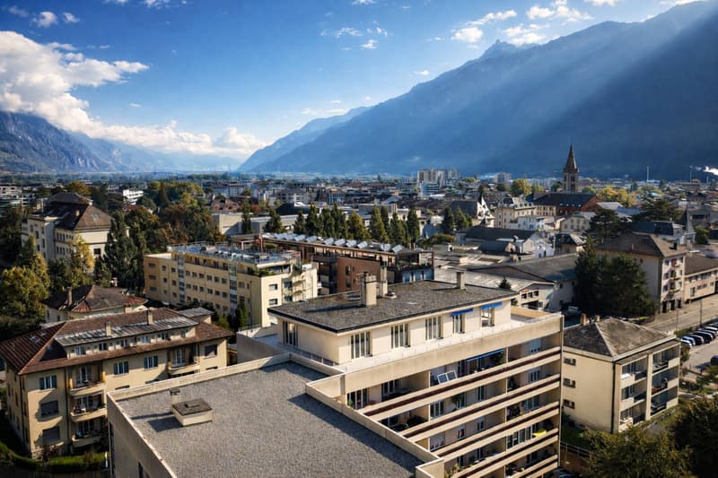 Superbe attique avec terrasse panoramique au coeur de la Fusion (8)