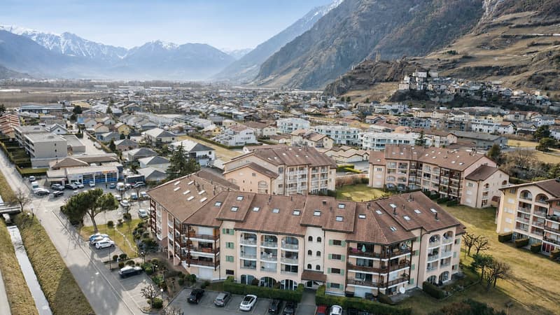 Attique en duplex Le privilège d'un accès direct aux Bains de Saillon (7)