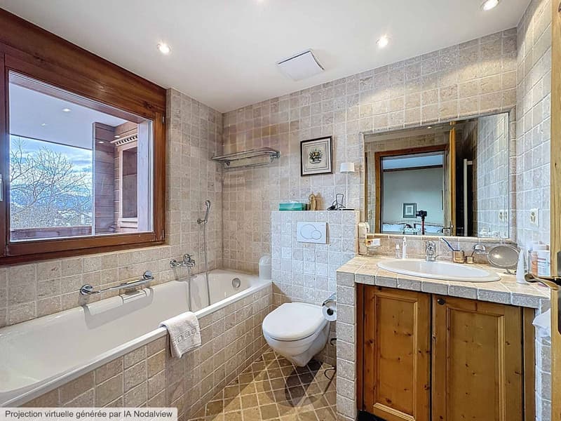 SPLENDIDE APPARTEMENT DE 5.5 PCES AVEC VUE PANORAMIQUE SUR LES ALPES À DEUX PAS DU CENTRE (7)