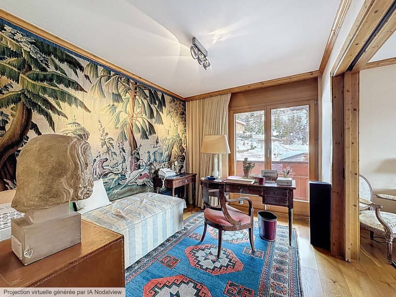 SPLENDIDE APPARTEMENT DE 5.5 PCES AVEC VUE PANORAMIQUE SUR LES ALPES À DEUX PAS DU CENTRE (8)