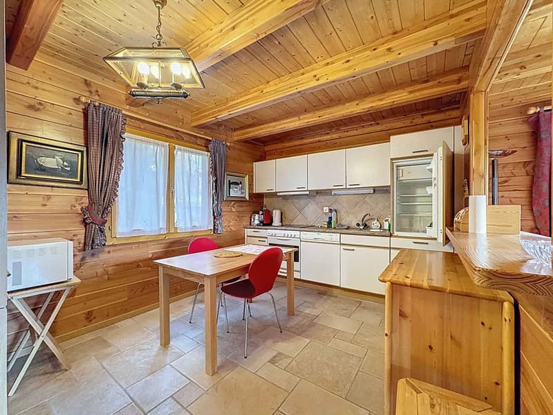 Domaine avec 2 chalets individuels reliés par les sous-sols (10)