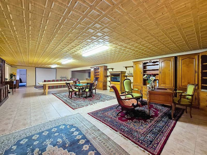 Domaine avec 2 chalets individuels reliés par les sous-sols (7)