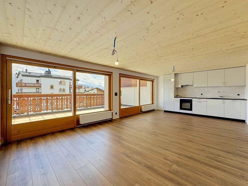 RARE - Au coeur de la station, appartement neuf de 4.5 pièces avec vue (5)
