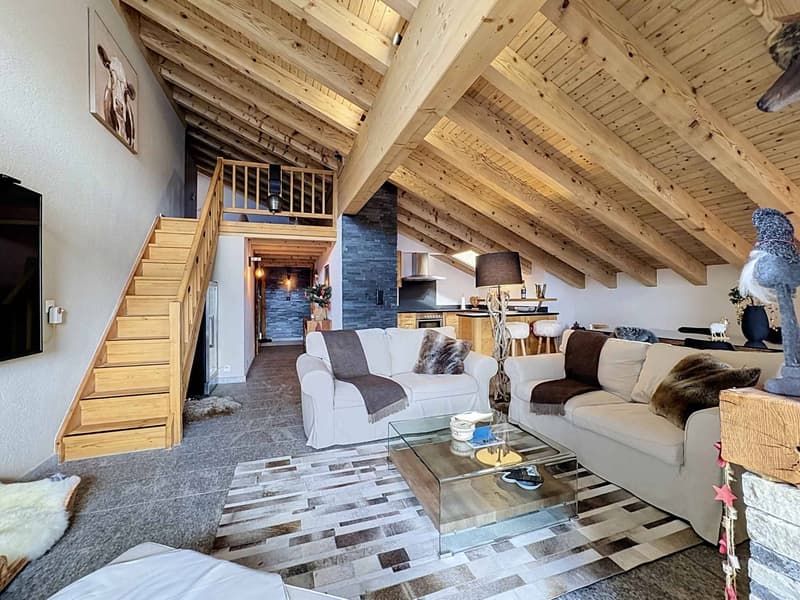 Très beau 4.5 pièces en duplex/attique avec très belle vue sur les Alpes (4)