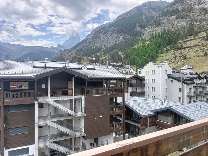 Appartement 2,5 pièces résidence secondaire exclusif avec vue dégagée sur le Cervin (6)