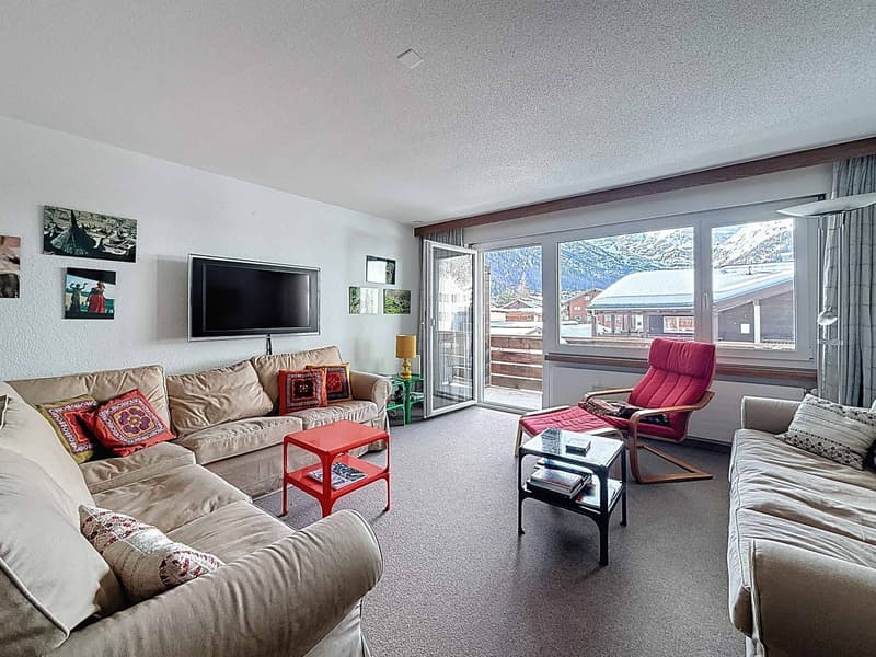 Appartement 2,5 pièces résidence secondaire exclusif avec vue dégagée sur le Cervin (3)