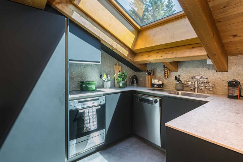 Appartement penthouse exclusif à Zermatt avec vue unique sur le Cervin (5)