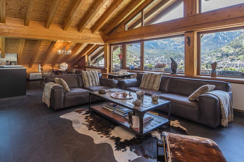 Appartement penthouse exclusif à Zermatt avec vue unique sur le Cervin (1)