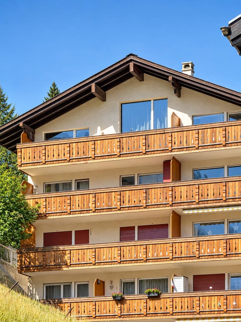 Appartement de 3,5 pièces résidence secondaire avec vue sur le Cervin (9)