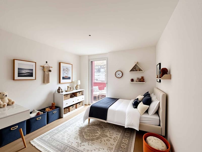 Élégant attique contemporain avec grande terrasse (6)