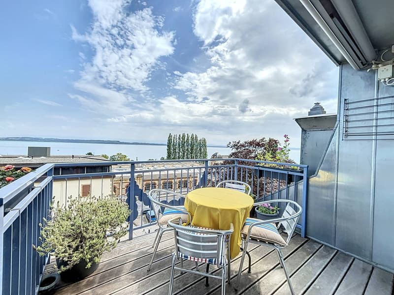 Duplex avec vue panoramique sur le lac et les Alpes (2)